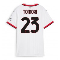 Camiseta AC Milan Fikayo Tomori #23 Visitante Equipación para mujer 2024-25 manga corta